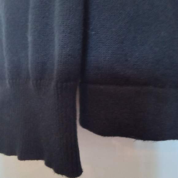 Merona Black Long Sleeve V Neck Boyfriend Cardigan - Picture 10 of 11